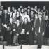 Проценко Л.А. зі своїми учнями – учасниками вистави про київське підпілля. 1980 р.