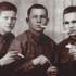 Микола Данилович Руденко в шпиталі блокованого Ленінграда. Грудень 1941 р. М. Руденко – крайній справа (з зошитом).